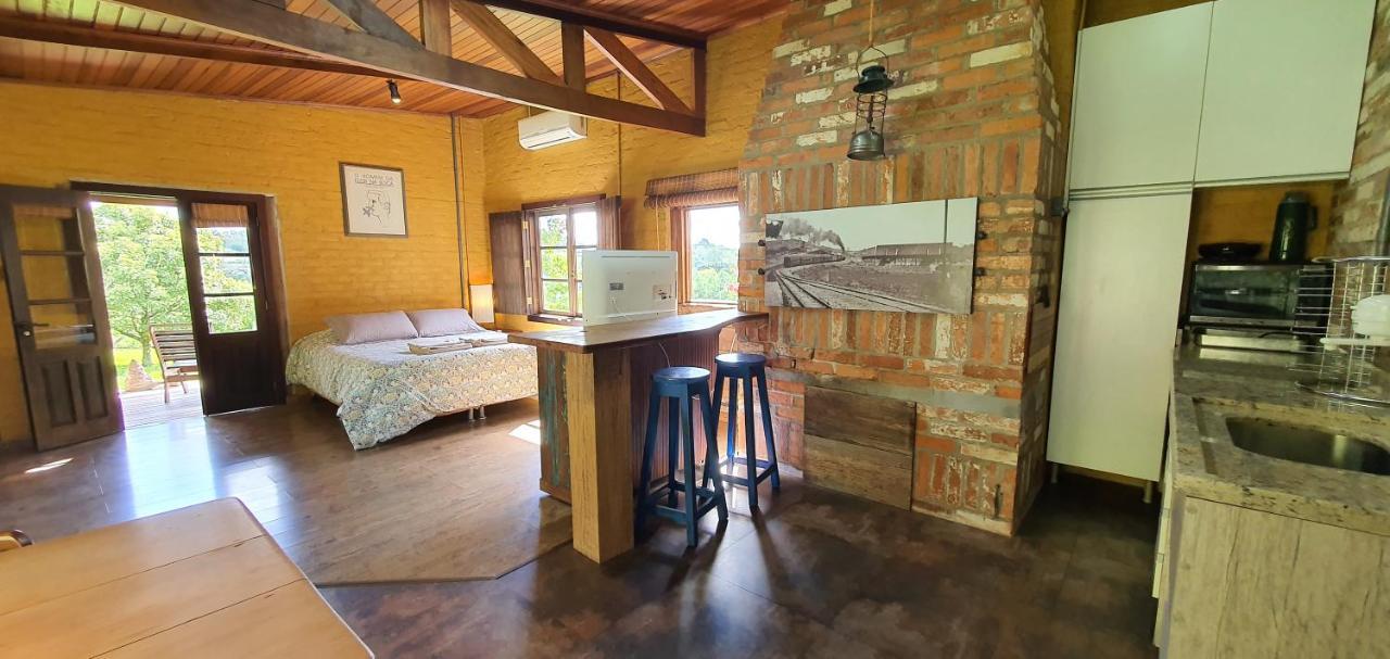 가리발디 Loft No Campo Proximo Ao Vale Dos Vinhedos 빌라 외부 사진